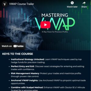 Cover image of Verified Investing Mastering VWAP course showcasing institutional VWAP trading strategies and Doctor B’s methodologies.