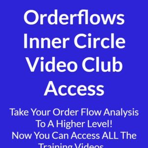 Cover image for Orderflows Inner Circle Video Club featuring the course title and order flow trading visuals.